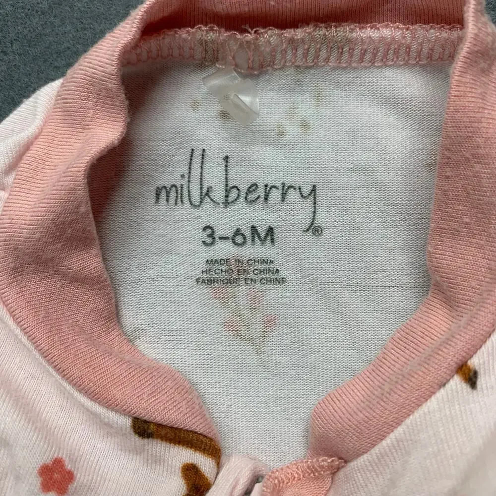 Milkberry Bamboo Horse Ruffle Footy